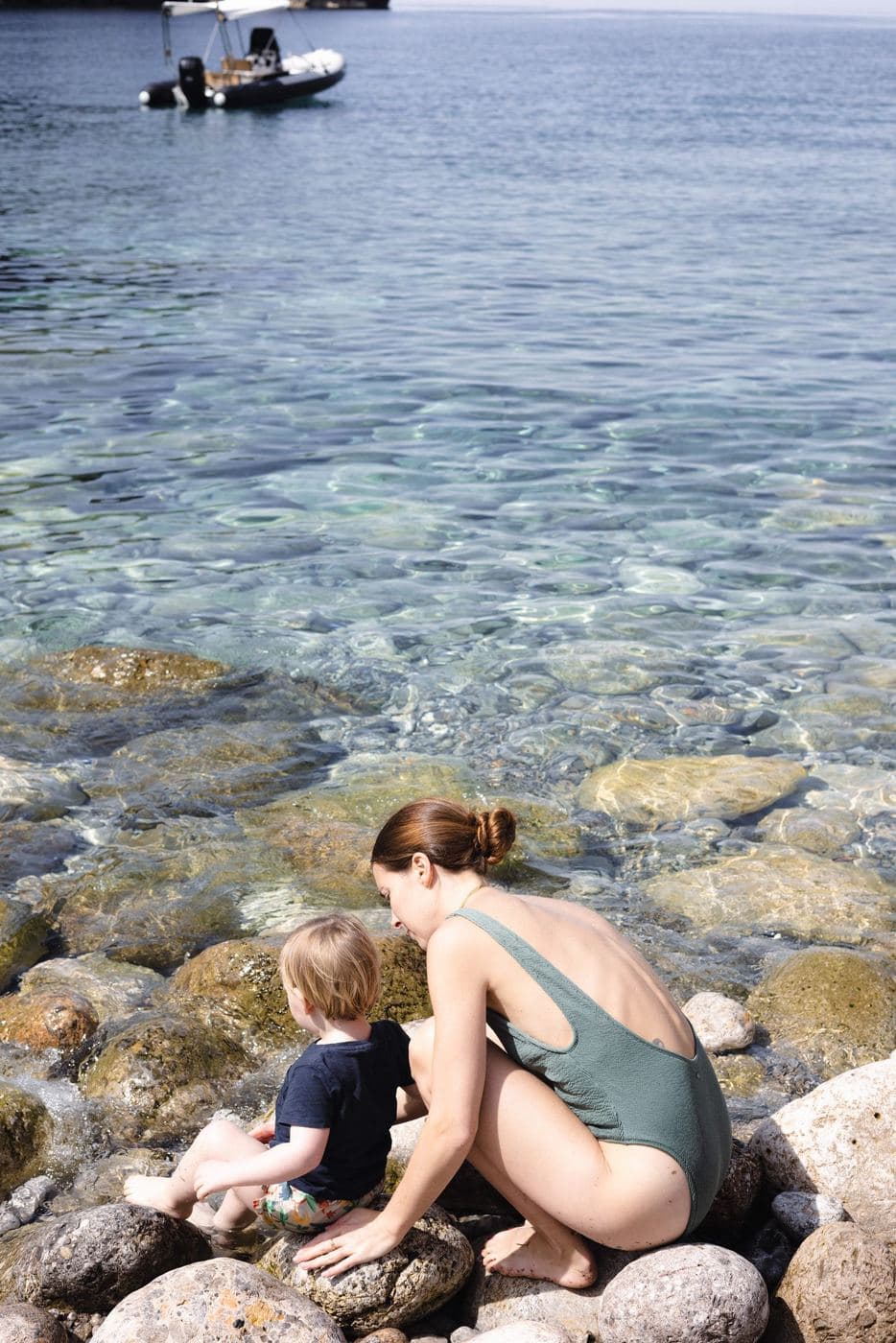 Rock pools at Cala Deià